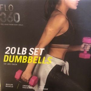 Pair of 10lbs dumbbells